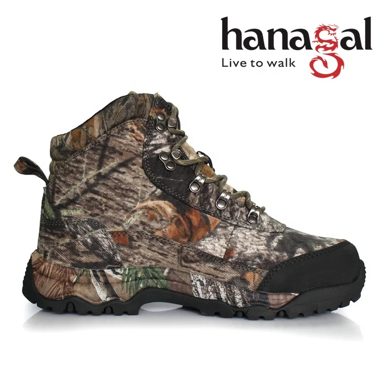 Hanagal Chinese shoe factory good quality camouflage hunting boots waterproof hunting equipment for men women