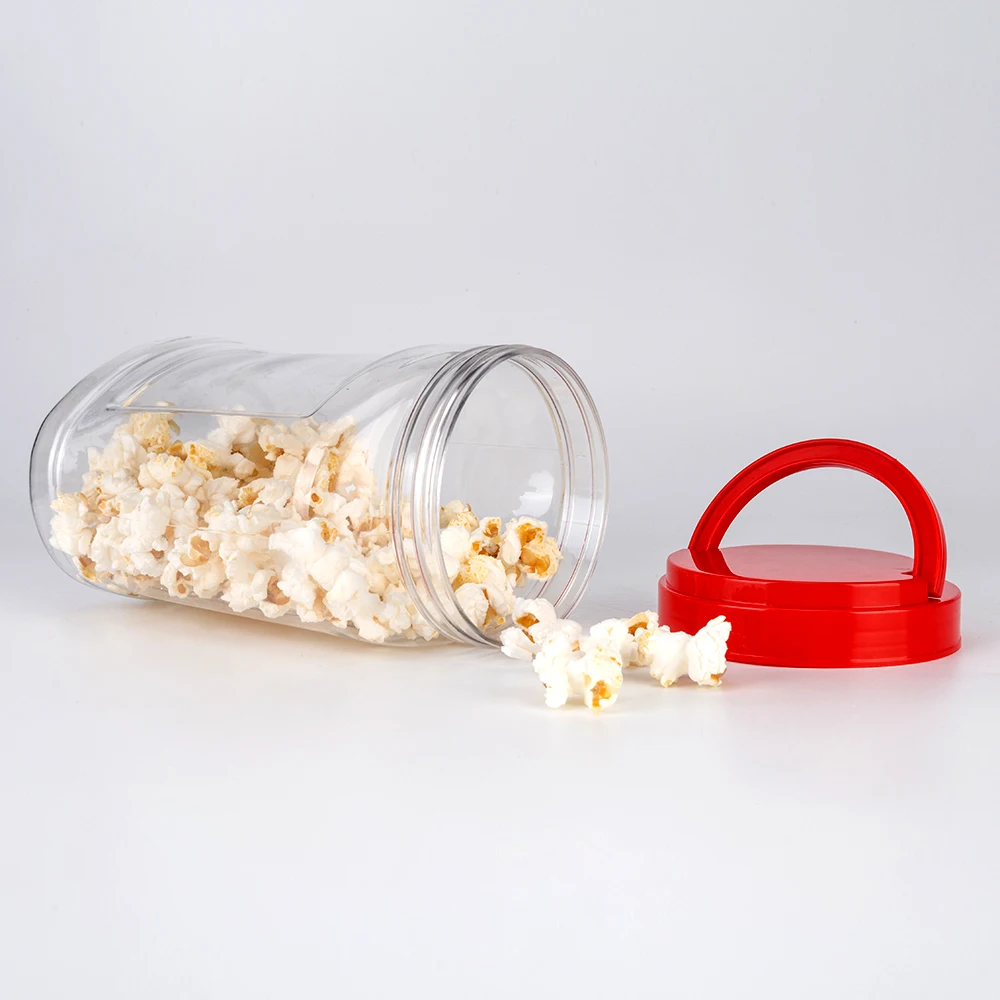 Wholesale plastic food storage popcorn bucket with lid