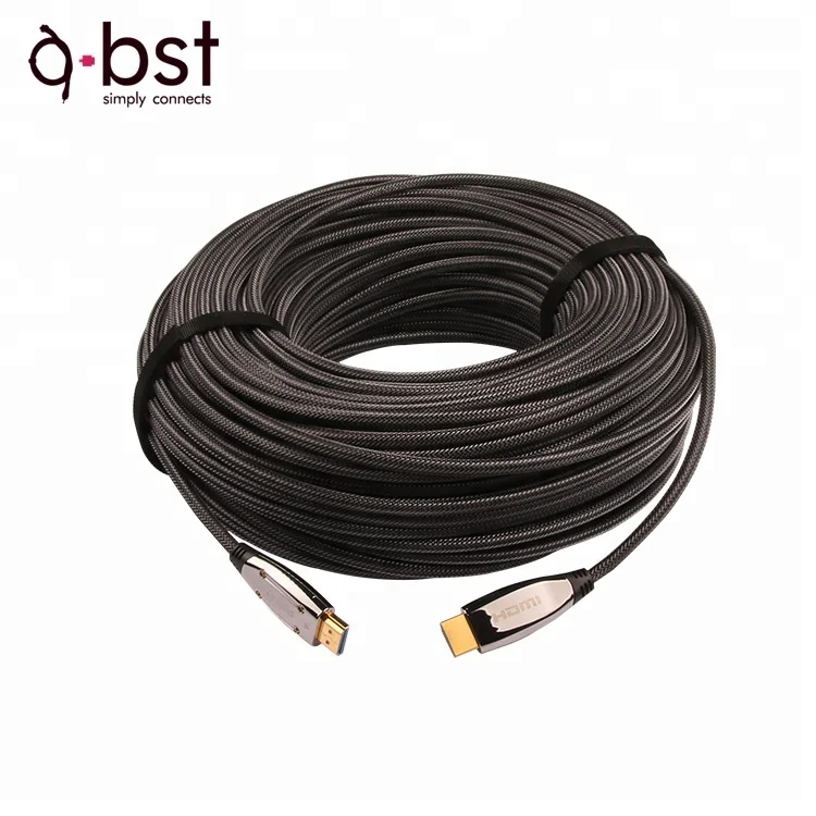 Ultra Slim Active Optic Fiber High Speed HDMI 2.0 HD 4K 60hz Cable with HDMI Approved