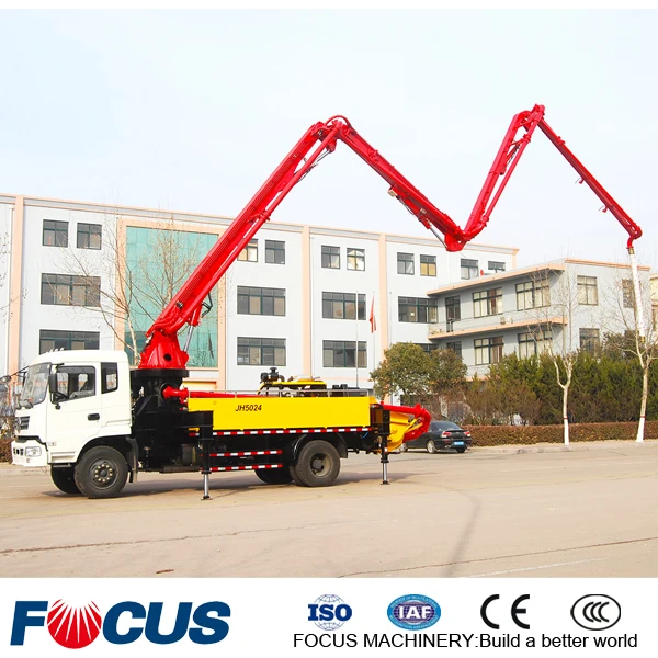 18m|21m|24m|28m small pompe a beton sur camion