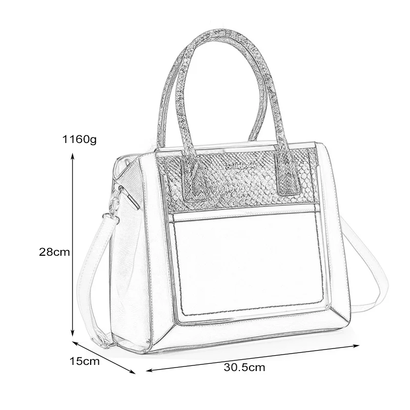 HEC Luxury Woman Designer Hand Bags Ladies Handbag