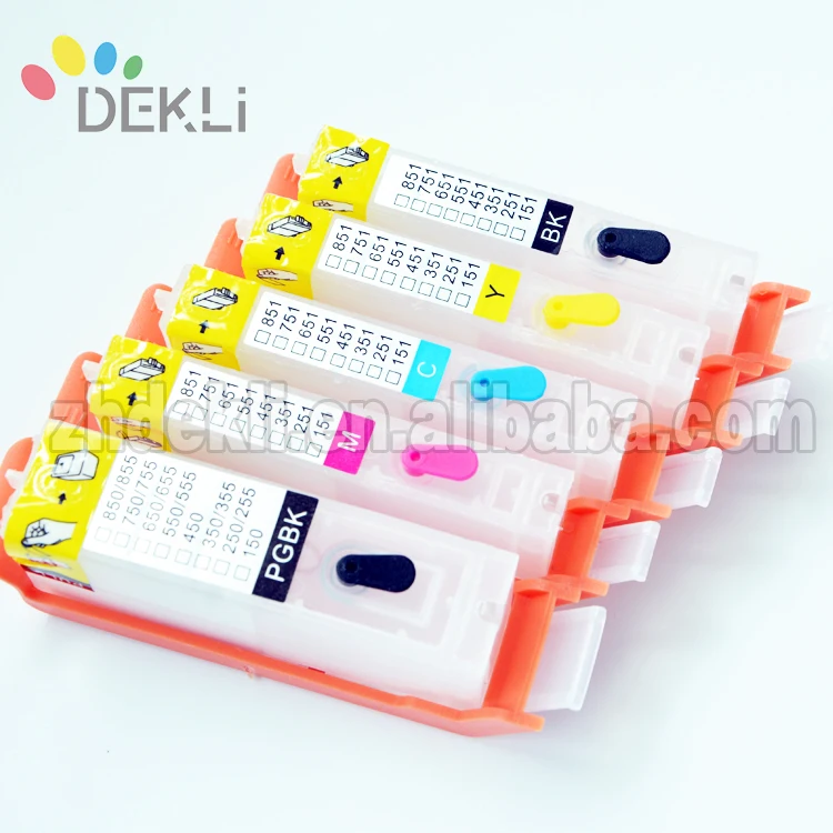 PGI850 CLI851 High quality Refillable ink Cartridge for Canon MX 928 MX 728 MG 7180 Refill ink cartridge