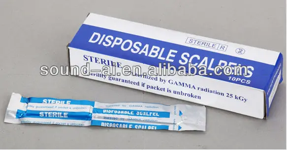Stainless Steel Disposable Sterle Scalpel Surgical Scalpel