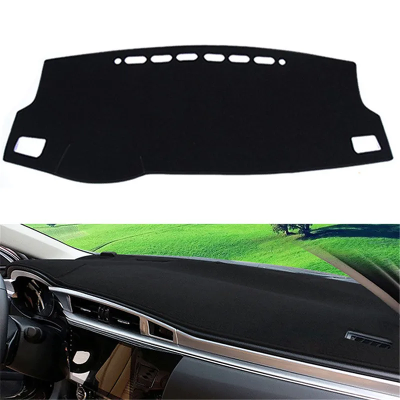 Индивидуальные Полиэстер избежать свет мат, приборной панели автомобиля коврик для авто Крышка