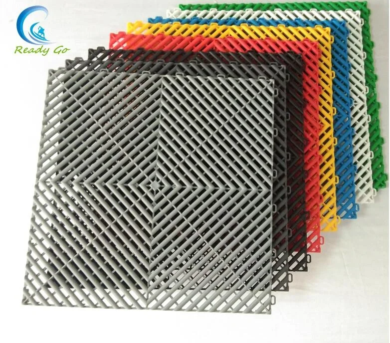 
OEM and ODM injection molding for Car wash grate floor/garage floor tiles/plastic flooring grills garage wash flooring HOTSALE 