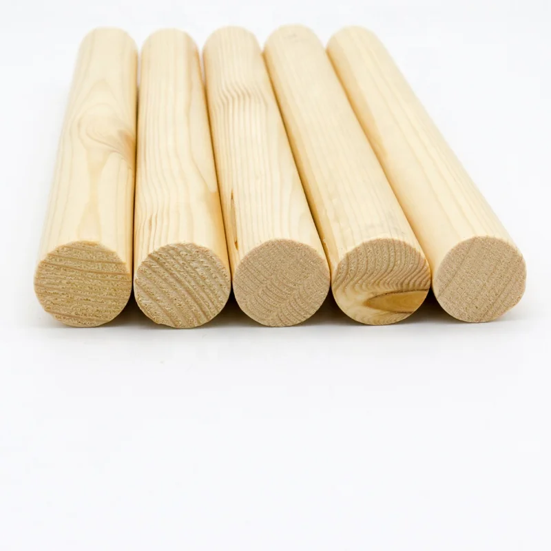 Pine Wood Cudgel Board For Product Accessories |  Cylindrical Stick