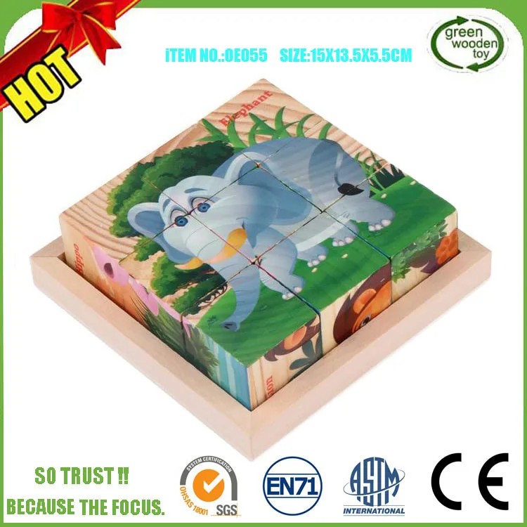 
Animal Puzzle Blocks 3D ,Wooden Cube Puzzle Cartoon Toys Games,Puzzle Toys Wooden Factory 