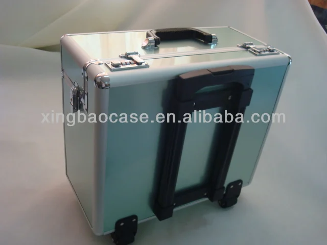 Aluminum case luggage elstree,cases luggage with Nylon and Bag inner,leather pilot trolley case