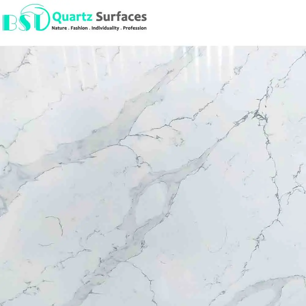 Foshan Manufacturer White Color Artificial Quartz Stone