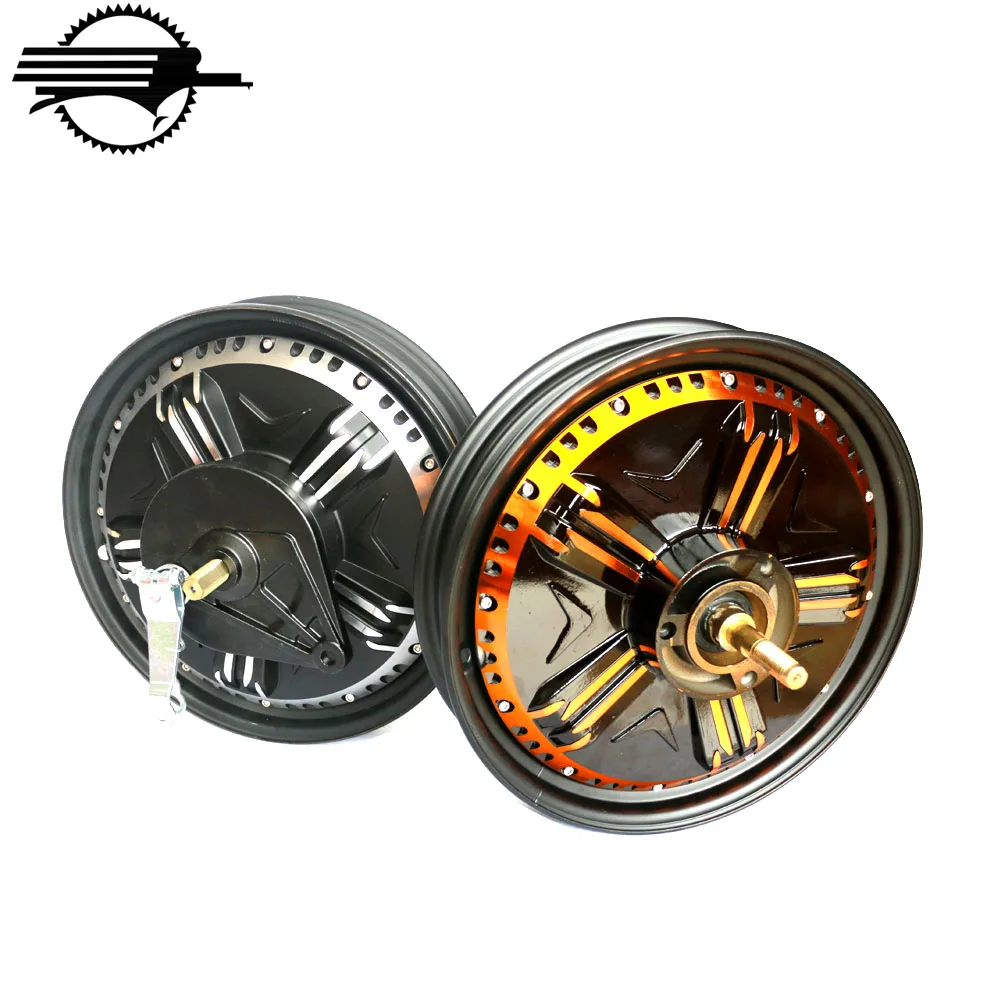 Custom High Torque Brushless DC Wheel Hub Motor 4000W