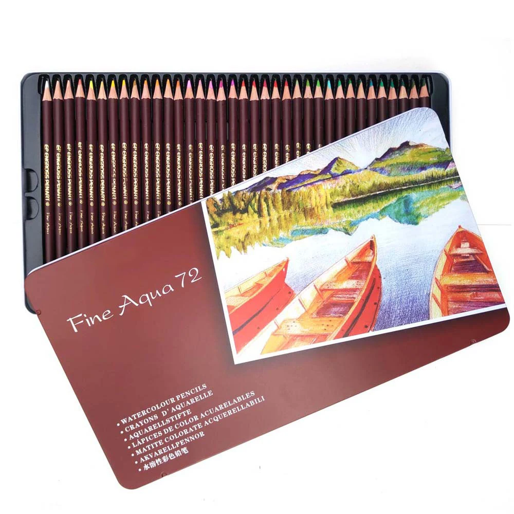 
China Professional 72colors Wooden Colour Pencil Set for Kids 