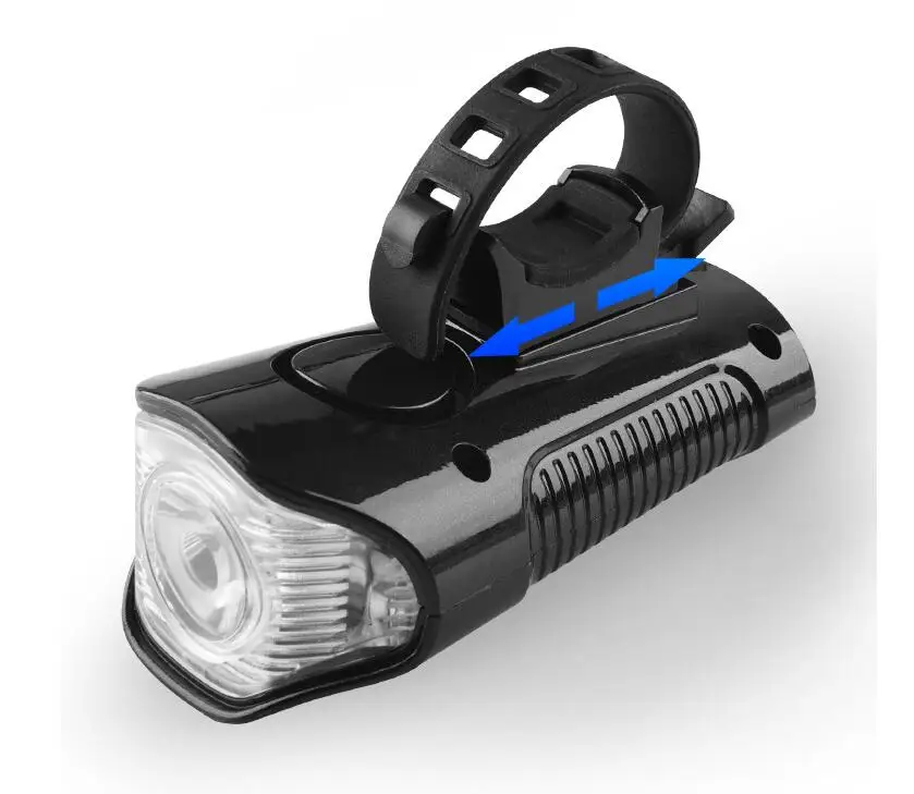 USB Bicycle Front Light Mountain Bike Waterproof Digital Speedometer Bicycle Computer With Horn