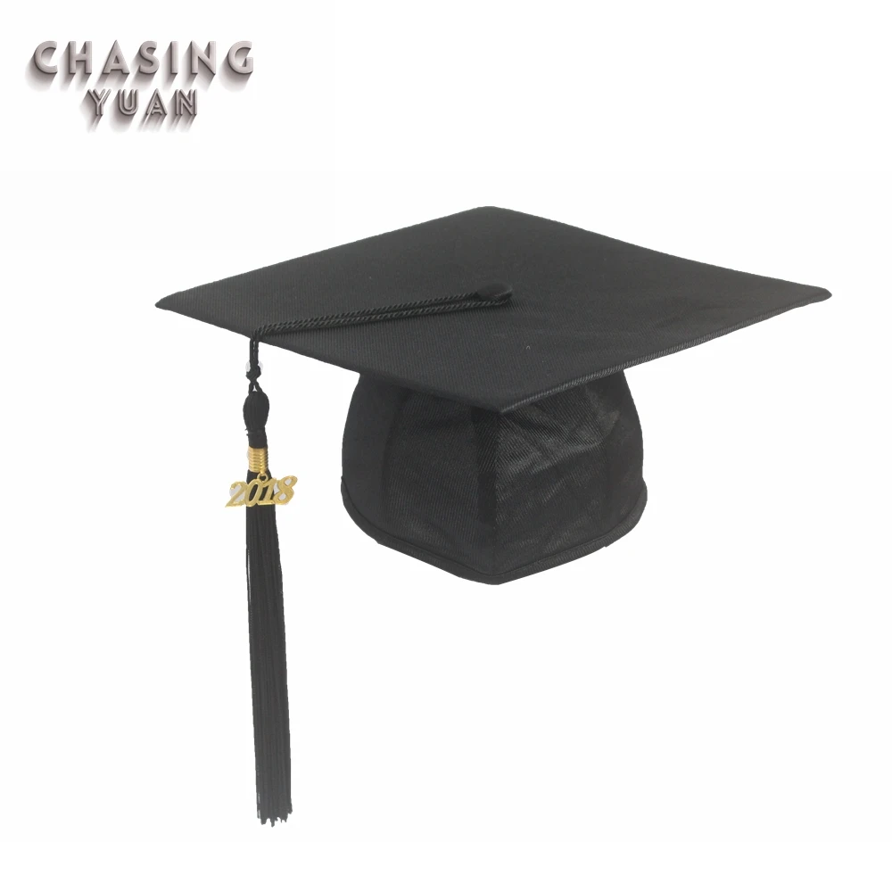 Black Shiny Kindergarten Graduation Cap