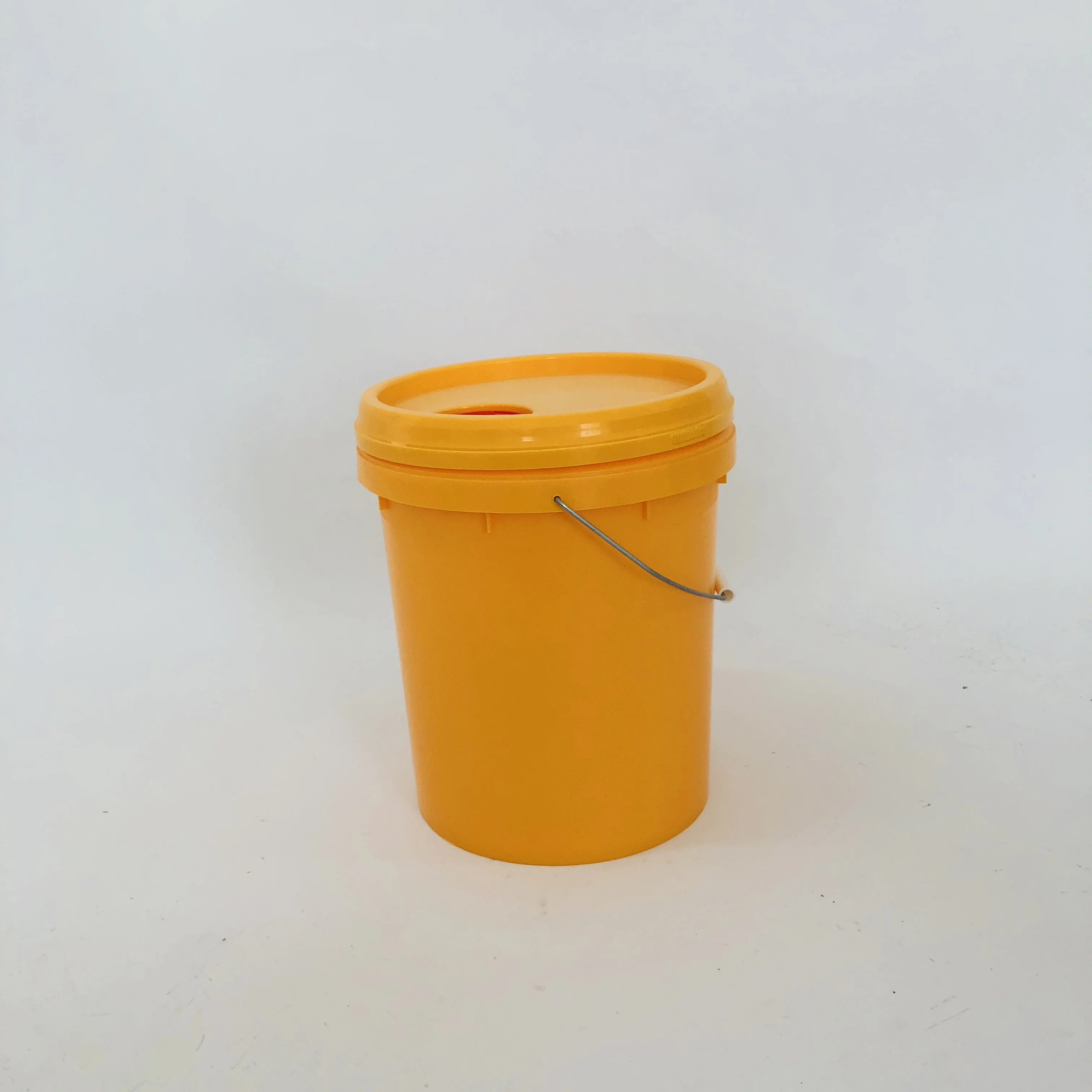 5 Gallon Thick Packaging Container Food Grade plastic seal paint pail buckets with handle