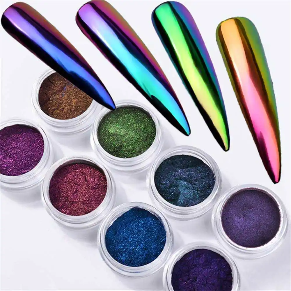 Chrome chameleon pigments powder chameleon pigment for nails polish