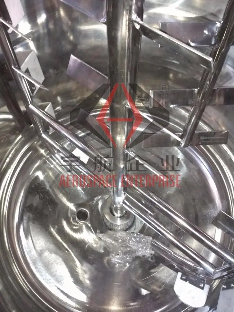 300L Cream and Ointment Detergent Liquid Vacuum Emulsifying Mixer Or Agitator Mixing Making Machine