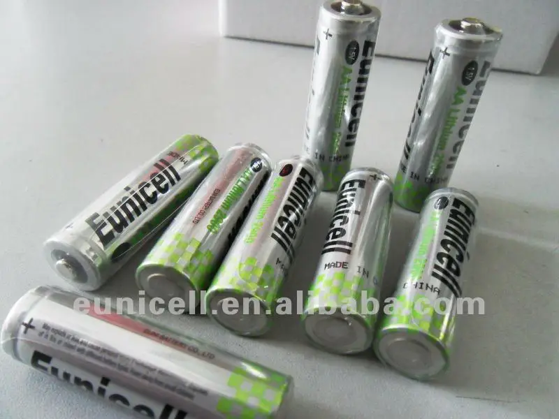 AA Li-Fe 1.5 Volt Lithium Battery 2900mAh FR6 FR03 AA AAA