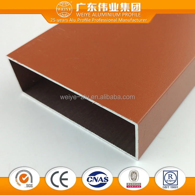 6000 series aluminium alloy powder coating aluminum extruded profile