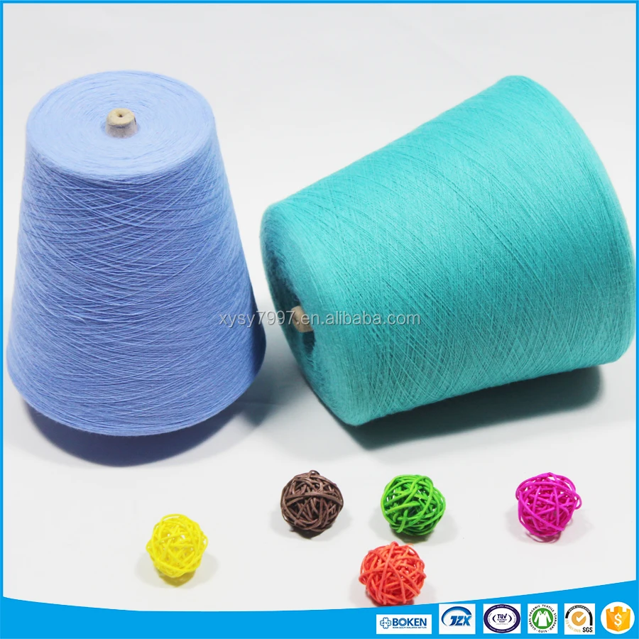 
recycle regenerated 6535 cotton polyester OE yarn jersy yarn 
