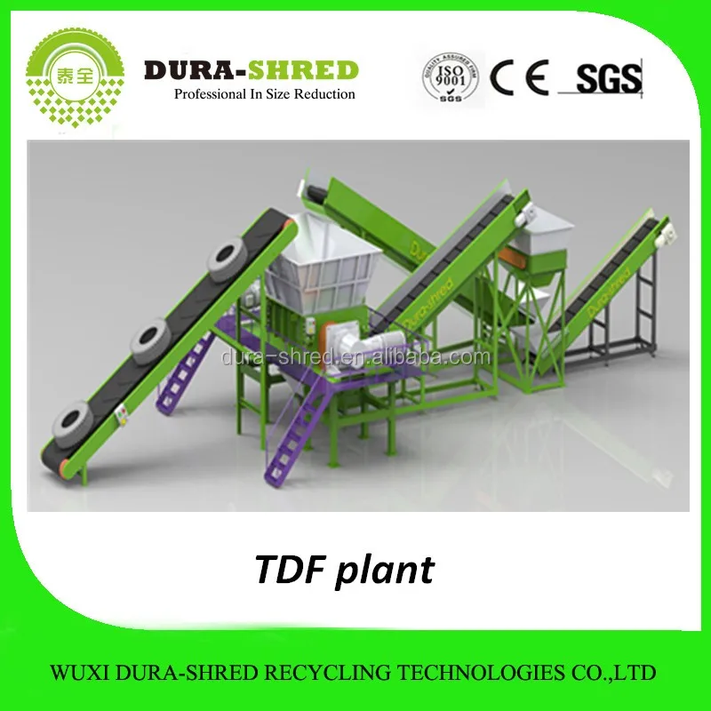 Hot selling  Jiangsu double shaft shredder Dura-shred automatic American standard battery recycling plant