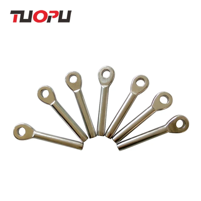 High Quality Metal Eye Swage Terminal And Swage Eye End Terminals for Wire Rope