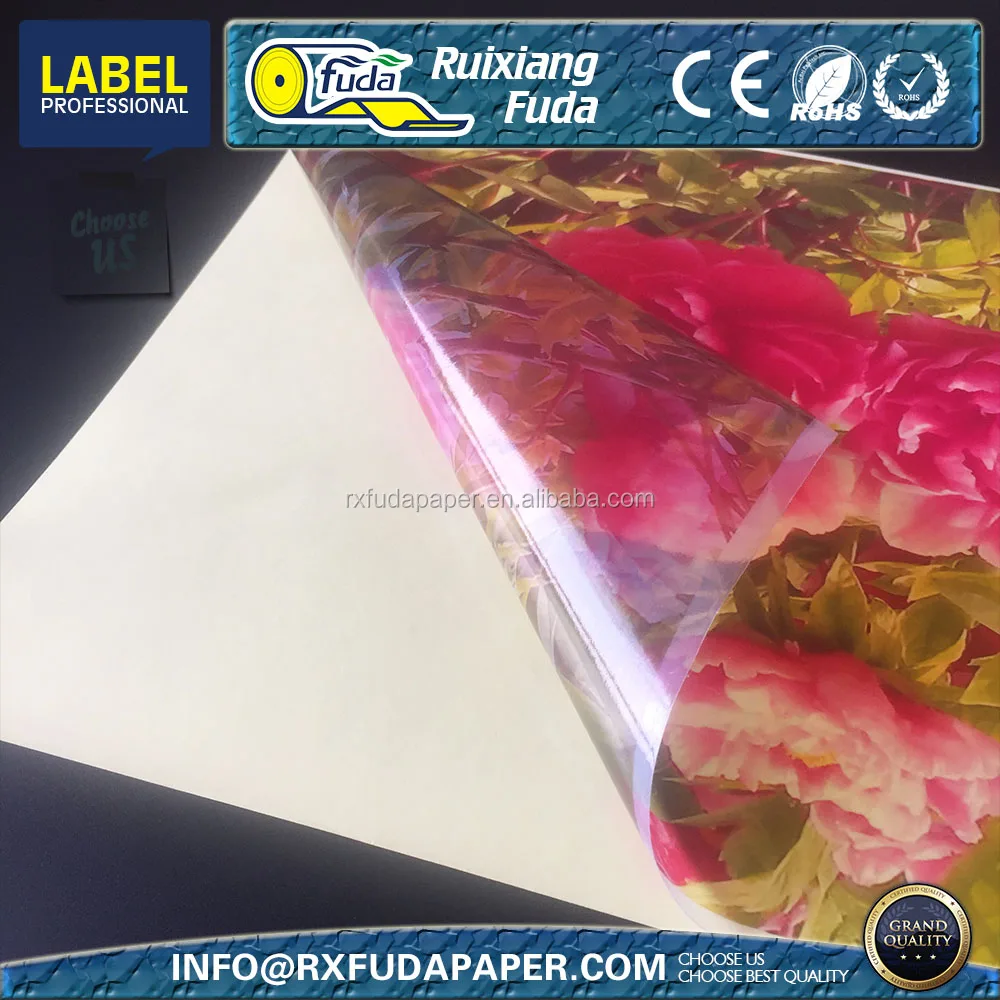 
Transparent PET/PVC inkjet printable label sheet for inkjet printer,210mm x 297mm,100sheets/bag 