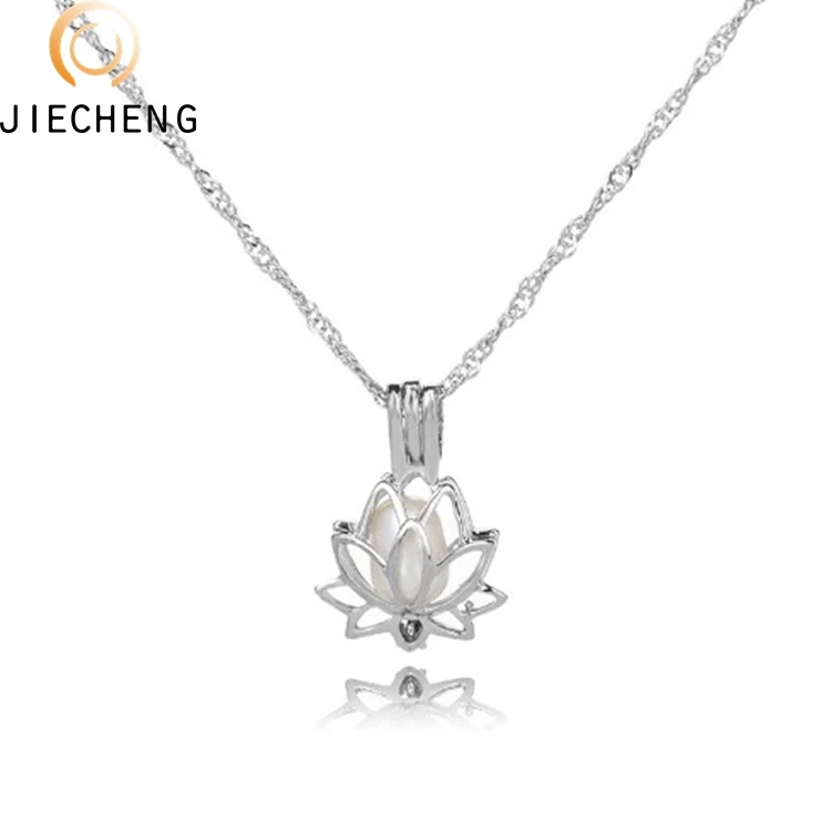 Bulk Wholesale Locket Love Wish oyster pearl jewelry Cage Pendant cages for pearls