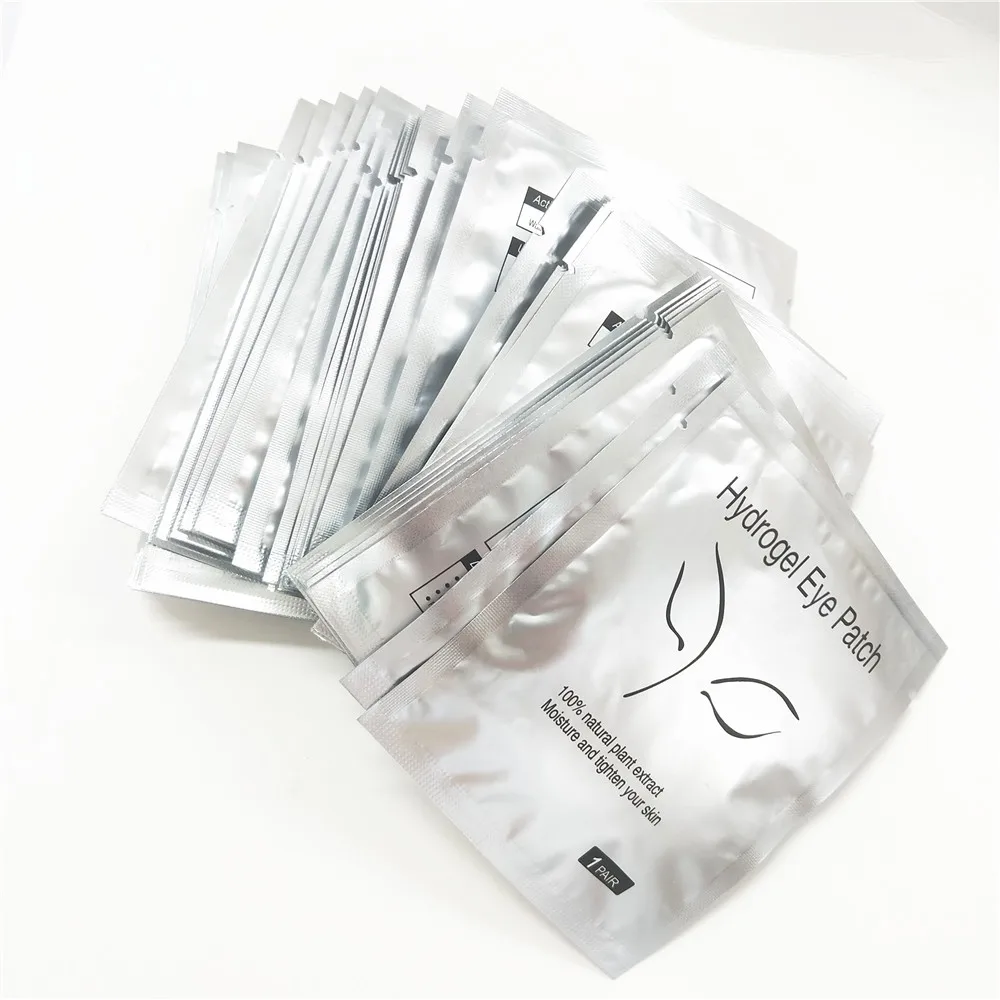 
Free shipping hydrogel eye patch disposable lint free eye gel eyepatch for eyelash extension 