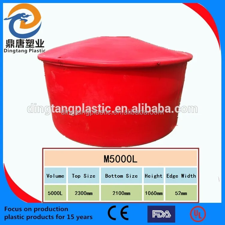  Лучшая цена 1200 литров/300 галлонов пластиковый большой аквариум для рыбы сельского хозяйства с крышками продажи