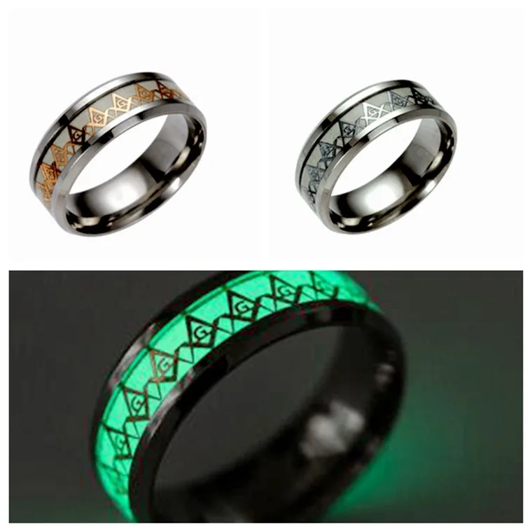 2022 fashion new design gold finger ring, Glowing ring,new gold ring models for men