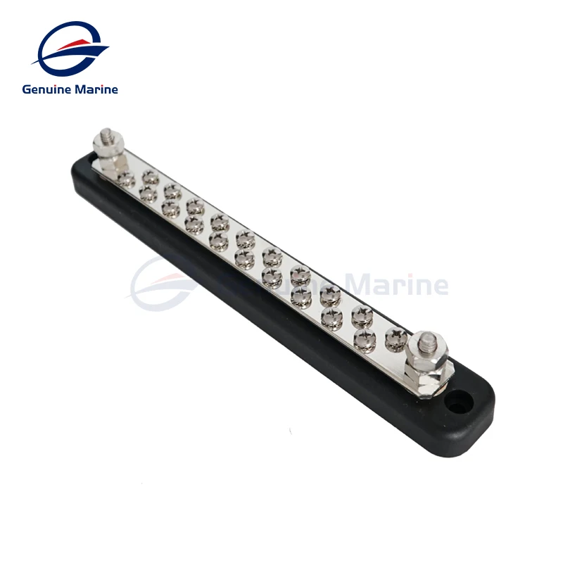 Genuine Marine Studs Copper Terminal Imperial Threading BusBar For RV Car Marine Boat Car Electrical Bus Bar 12v