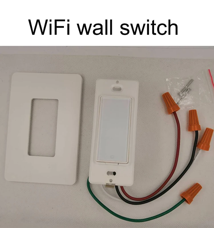 10 years factory fast delivery custom logo WiFi US 1Gang Smart Wifi Wireless Remote Control Wall Light Switch