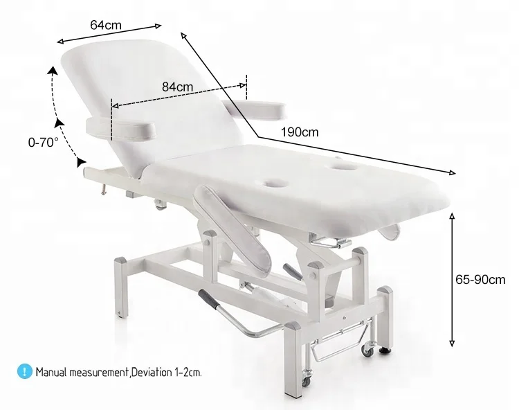 
White Medical Examination Table Gynecology Exam Couch 