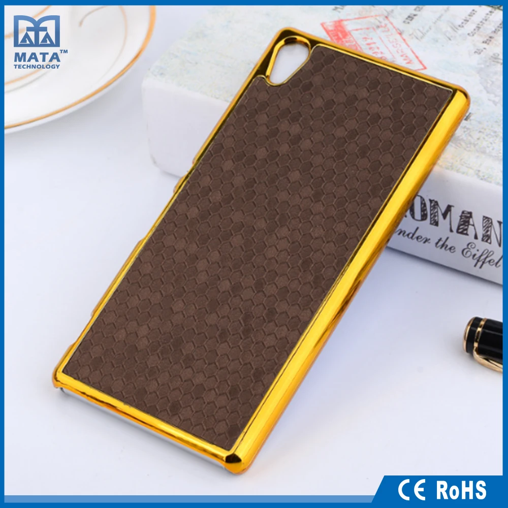 Custom High Quality Carbon Fiber Mixed Metal Phone Case for Sony Xperia Z5