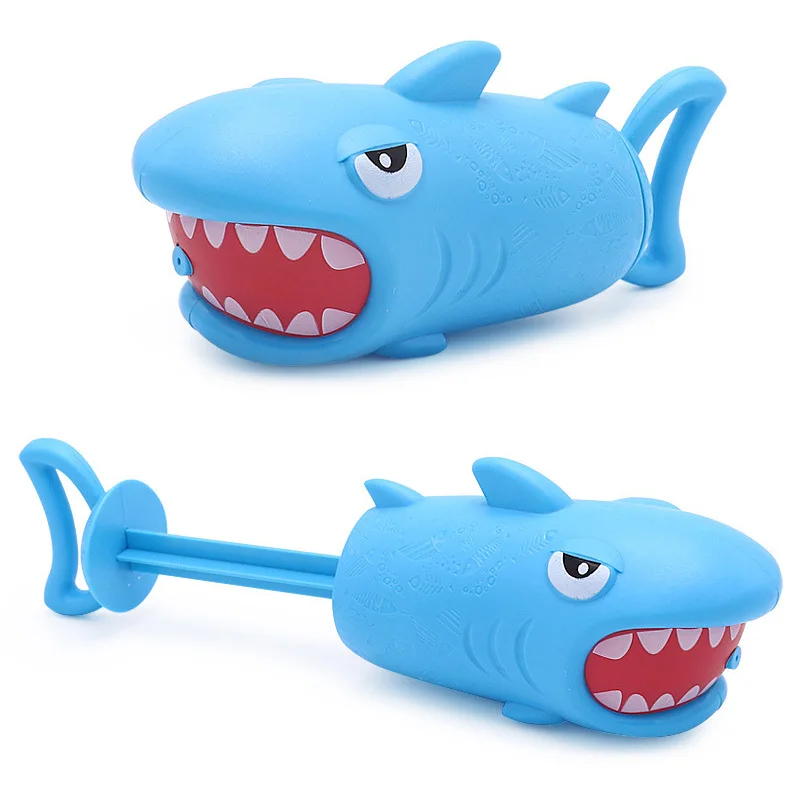 outdoor summer toy shark plastic toy water gun toy