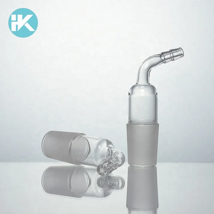 Huke Подгонянный стеклянный лабораторный вакуум/инертный газовый адаптер с совместным