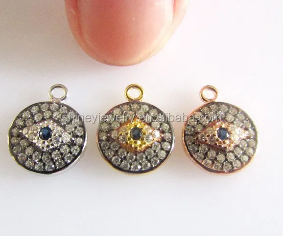  Bling завод 925 Стерлинговое серебро/латунь cz сделай сам ювелирное изделие разъем диско с клипсами Дурной