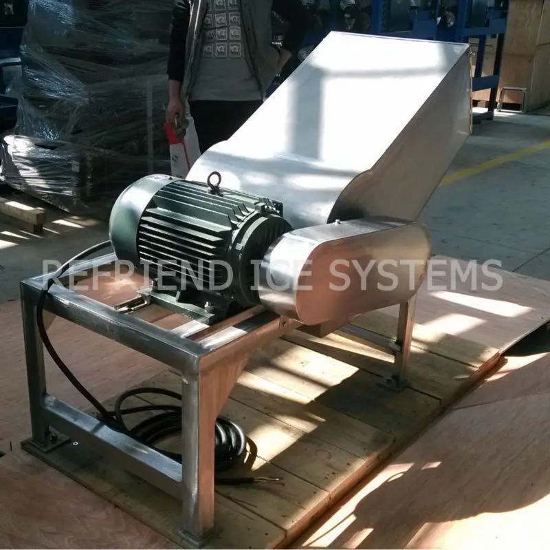 
Industrial Powerful Block Ice Crusher For 50kg Block 