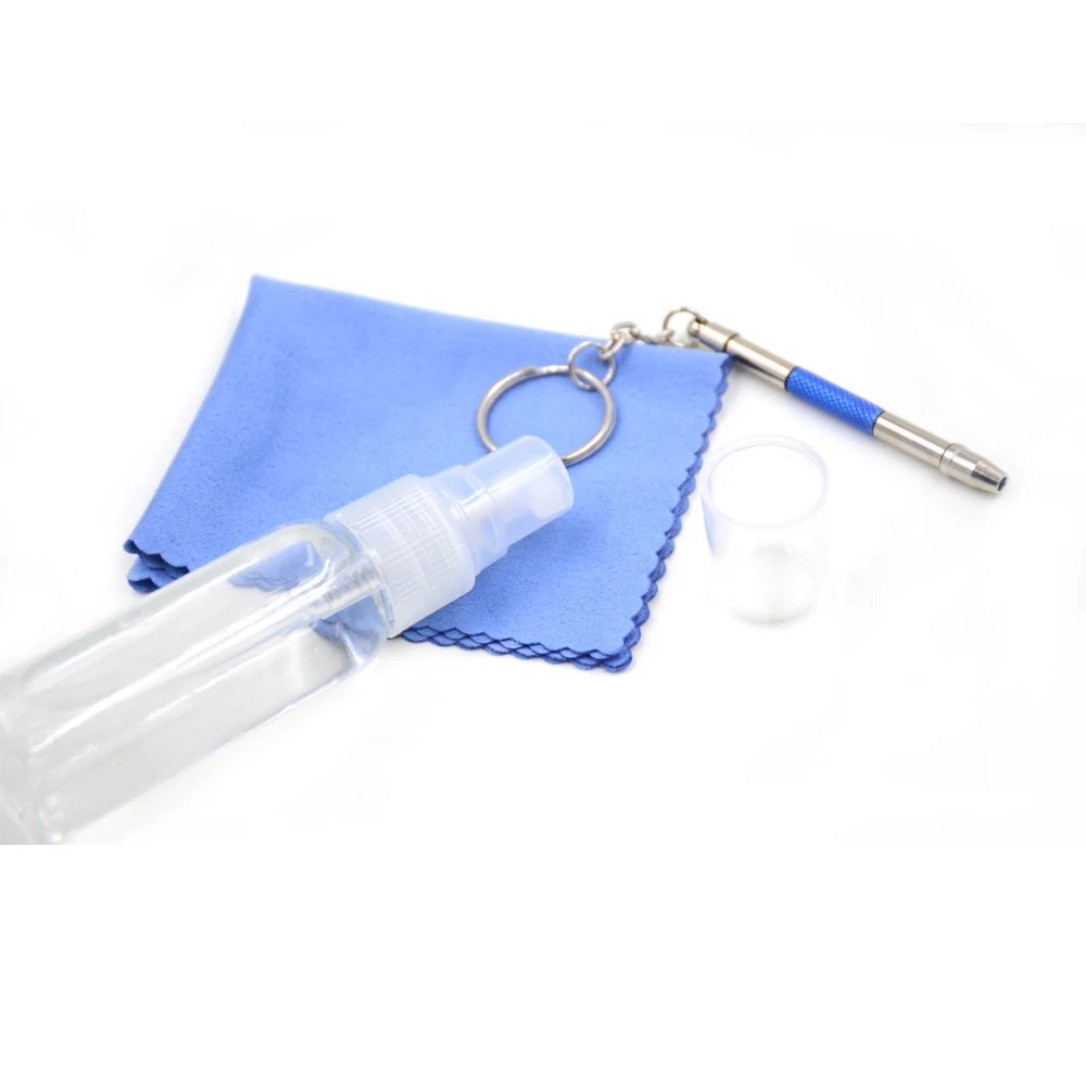 Custom multifungsional lens cleaning kit spray cleaner for glasses