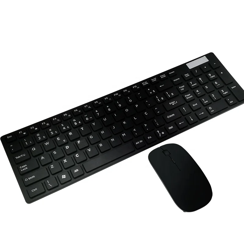 Cheapest Support Spanish custom layout tablet pc 2.4ghz combos wireless keyboard mouse