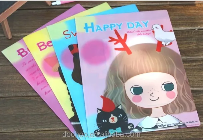 
promotional gifts folder L shape folder PP expanding files 