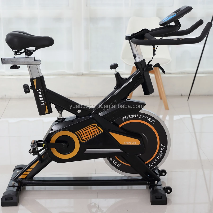 
2018 New Aerobic Training Exercise Fitness Cardio Workout Exercise Spin Bike with NEW design and New Plastic Cover YB7800 