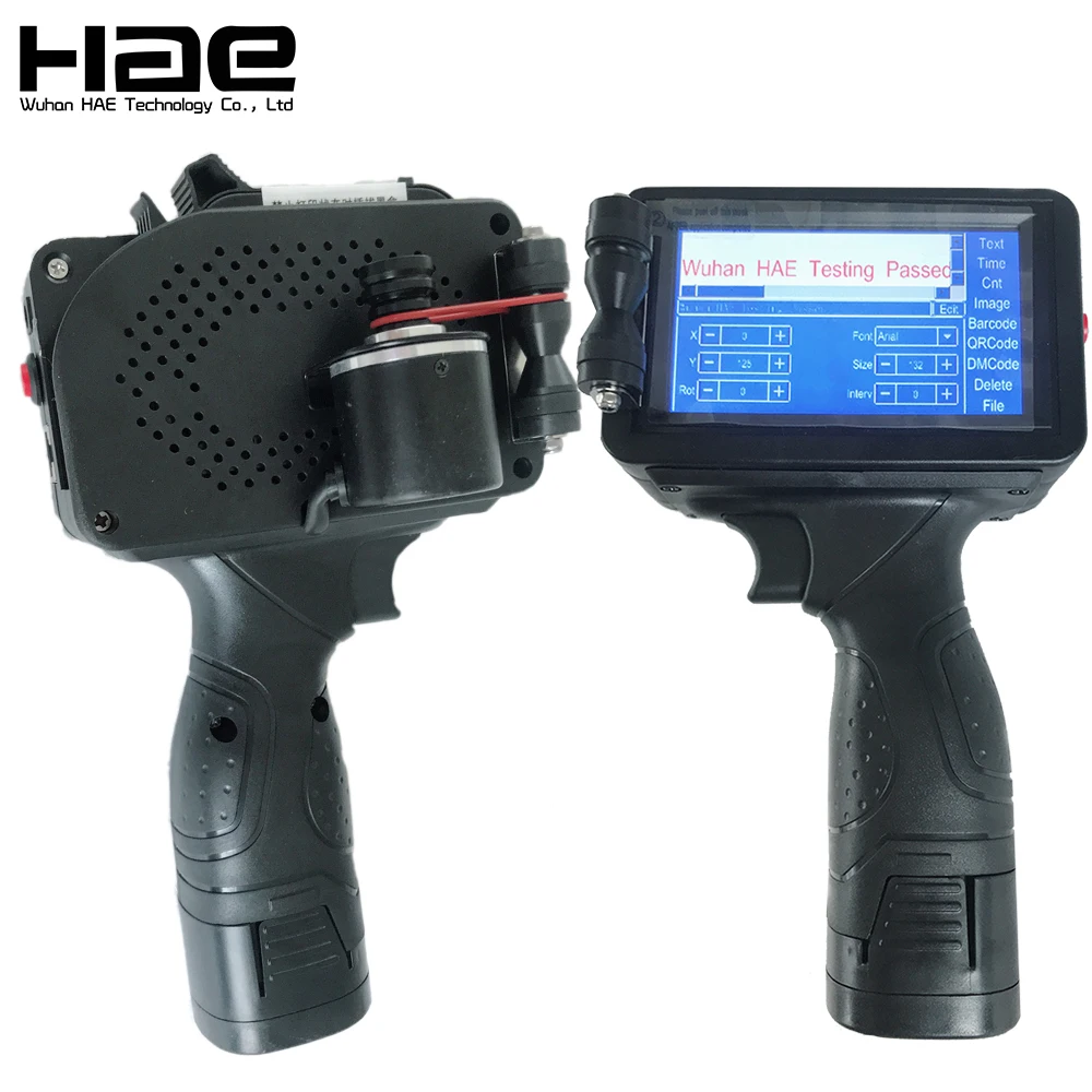 Continuous Portable Handheld Inkjet Printer Coder In India , Ink Jet Coding Machine With Conveyor