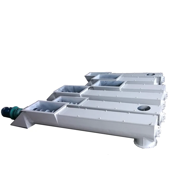
U type fertilizer inclined screw conveyor with hopper 
