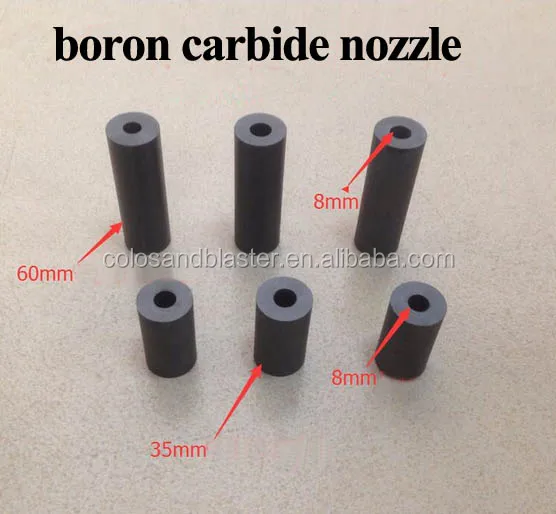 
Boron carbide sand blasting spray nozzle 