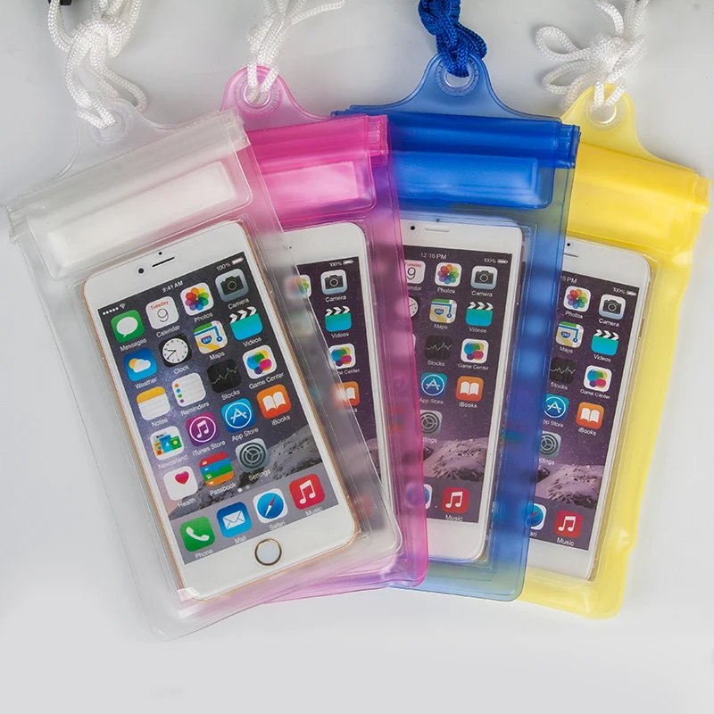 Mobile Phone Waterproof Bag Transparent Protective Case Touch Screen Universal Swimming Waterproof Bag