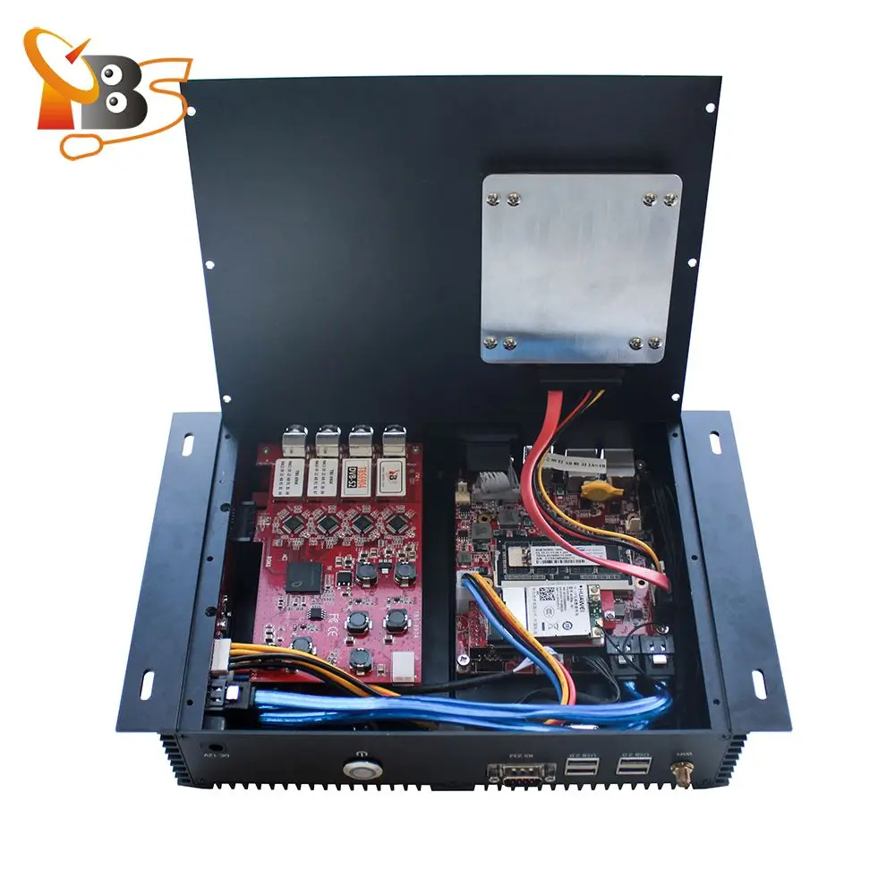 
TBS 2956 DVB to IP Gateway DVB S2 IPTV Gateway streaming server linux All in one Fanless PC 
