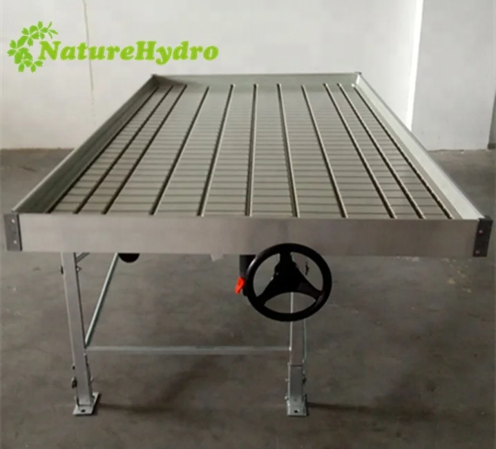 
Commercial greenhouse growing rolling benches for hydroponics 
