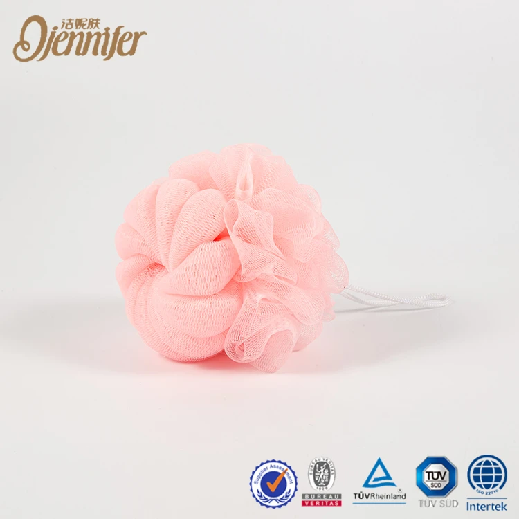Rolling Chrysanthemum Shape Sponge Ball for Bathing Body Cleaning Cute Bath Sponge