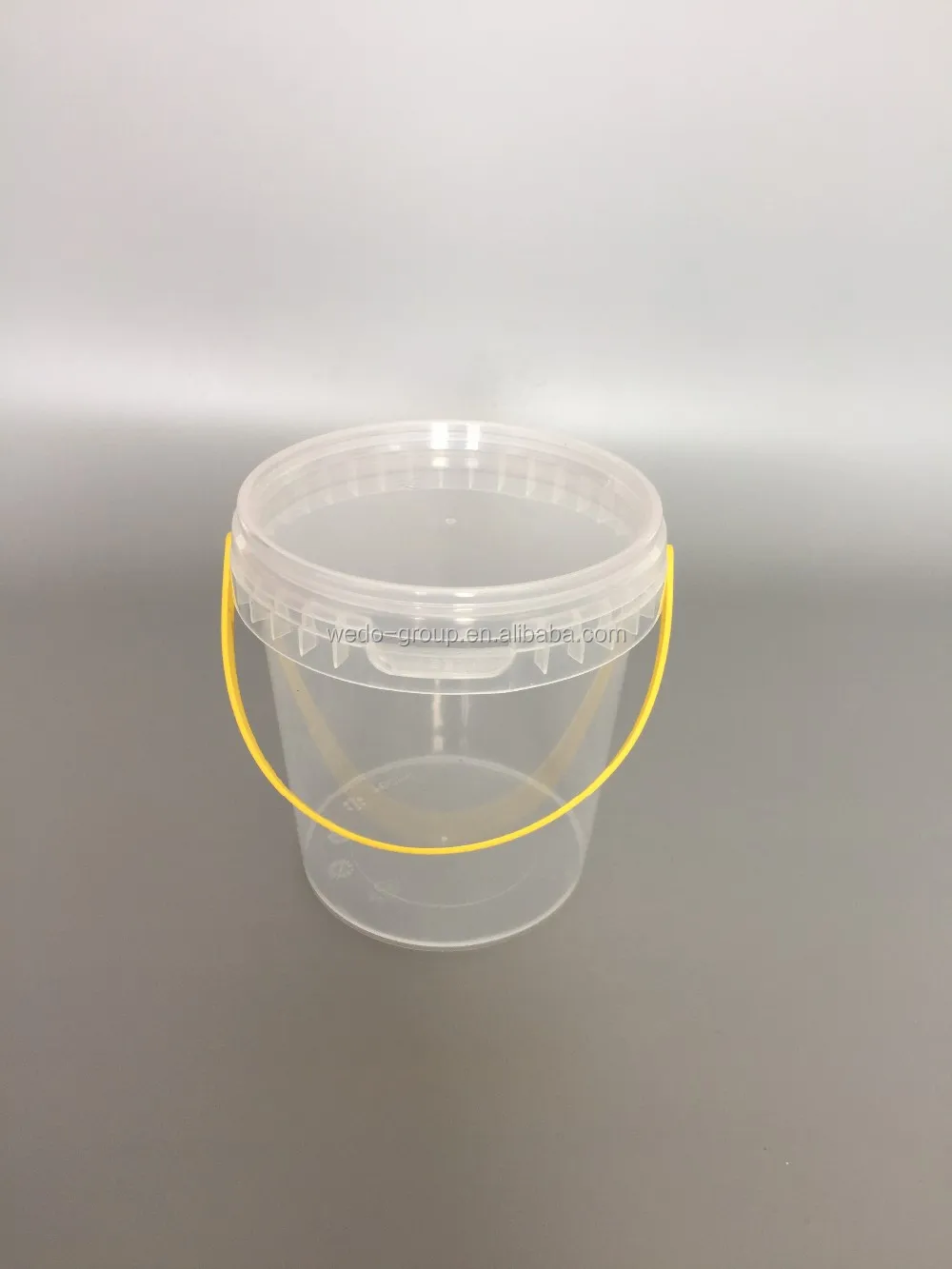 1kg honey bucket plastic with handle and lid